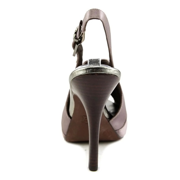 BCBG Nalia Satin Lavender Grey Pumps - Picture 8 of 8